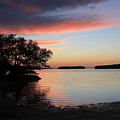 Sunset over water
